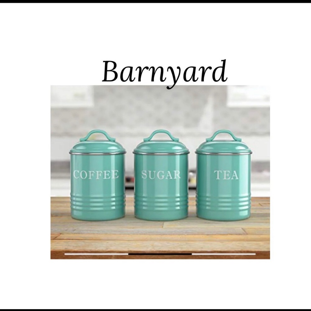 Barnyard Designs Airtight Kitchen Canister Decorations with Lids